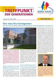 Sobald wir einen neuen termin wissen, informieren wir sie hier sofort darüber. Februar 2008 Pdf Anna Haag Mehrgenerationenhaus