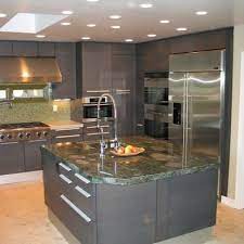 Silver Grey Kitchen Cabinets Kitchen Cabinets In Silver Grey Colors Check More At Http Www Bonsaikc Grey Kitchen Kitchen Dinning Room Italian Kitchen Decor