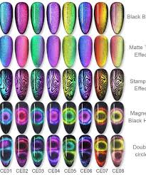 Black And Orange Cat Eye Nails Born Pretty 9d Cat Eye Magnetic Nail Gel 6ml Black Hole Effect Gel Nail Polish Magic Chameleon Nail Art Semi Permanent Uv Gel In 2020 Cat Eye Nails Polish Gel Nails