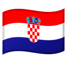 An eastern european country with over a thousand adjacent islands. Flag Croatia Emoji
