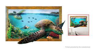 Find many great new & used options and get the best deals for abstract metal wall art blue sea turtle sculpture home decor hawaiian honu at the best online prices. 4 79 Free Shipping 3d Sea Turtle Styled Bedroom Home Background Wall Decor Sticker 3d Sea Turtle Styled At M Fasttech Com Fasttech Mobile