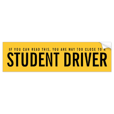 If You Can Read This You Re Too Close Bumper Sticker Student Driver Too Close Funny Bumper Sticker Zazzle Com In 2020 Student Driver Funny Bumper Stickers Bumper Stickers