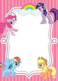 Free Printable My Little Pony Invitations My Little Pony Birthday My Little Pony Invitations My Little Pony Birthday Party