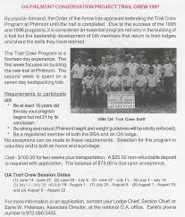 Philmont Trail Crew Vaca Trail Our History