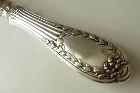 Boulenger Manche A Gigot Argent Massif Mi Xxeme Style Lxvi Maison Cuisine Arts De La Table Couverts Ebay Argent Massif Argent Bracelet Argent