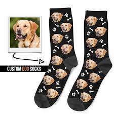 But how cute are these with me on them from cuddle clones ?! Custom Dog Socks Personalized Pet Photo Socks Customized Etsy Dog Socks Custom Dog Paws Socks