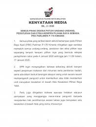 Akta kesalahan pilihan raya, 1954 (akta 5). Kenyataan Suruhanjaya Pilihan Raya Malaysia Spr Facebook