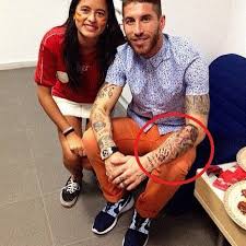 Sergio ramos tattoo on his hand · tattoo bayer. Sergio Ramos Of Headbands And Heartbreak Page 46