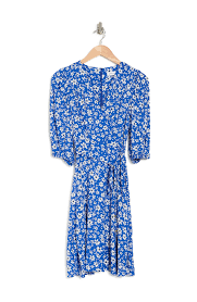 En focus studio floral dress. Calvin Klein Floral Print Faux Wrap Dress Nordstrom Rack