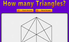 All of these matchstick puzzles involve triangles. How Many Triangles 3