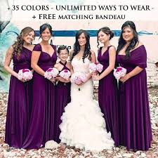 Plum Bridesmaid Dresses Infinity Dress Eggplant Evening Dress Convertible Dress Maternity Bridesmaid Gown Party Dress Multiway Plum Bridesmaid Bridesmaid Dresses Bridesmaid