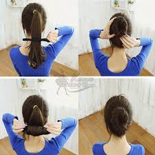 I bought this tool for 20baht. Japanese Style Magic Bun Sponge Hair Twist Clip 5units Shopee Malaysia