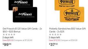 Get $20 bonus card with $50 gift card purchase (limited time offer). Del Frisco S Gift Cards Archives Gc Galore