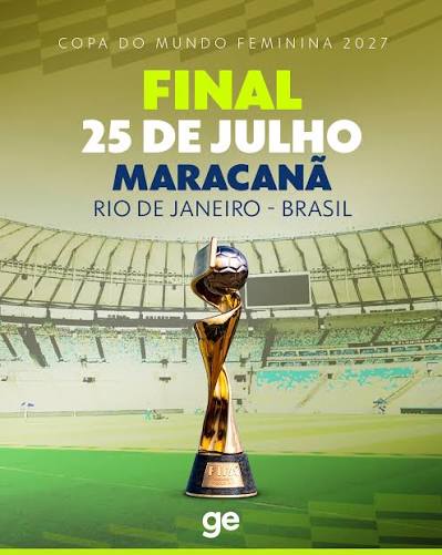 Maracan&atilde; ser&aacute; o palco da final da Copa do Mundo Feminina 2027! 🏟️🇧🇷 Com a defini&ccedil;&atilde;o do calend&aacute;rio, o Maracan&atilde; se tornar&aacute; o primeiro est&aacute;dio a receber tr&ecirc;s finais de Copas do