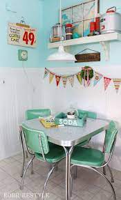 Finding a dining table and chairs for outdoor use can be like finding a diamond in the rough. Spring 2017 Home Tour Decor Ideas Retro Dining Set Vintage Style Retro Dining Rooms Vintage Home Decor Retro Home Decor