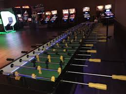 16 Player Tornado Table Found At Pinstack Las Colinas Tx Tornado Foosball Tornado Foosball