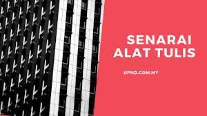 Bagikan info ini ke kenalan anda. Senarai Alat Tulis Diperlukan Kembali Ke Sekolah