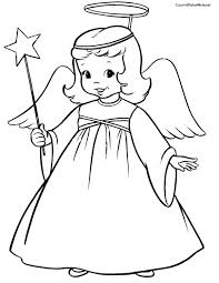 Free Angel Coloring Pages Letscoloringpages Com Cute Angel Coloring Pages Christmas Coloring Sheets Angel Coloring Pages Christmas Angels