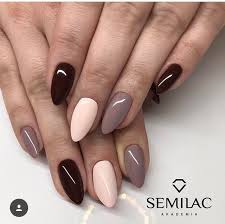 Black And Light Pink Acrylic Nails Pin By Tiffany Alexander On Nails Solid Color Nails Simple Nails Nails