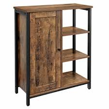 Homfa kommode badezimmerschrank badschrank schrank anrichte verstellbare regalebene holz elfenbeinweiß mit schubladen bad küche flur schlafzimmer 56x30x83cm. Vasagle Sideboard Beistellschrank Kuchenschrank Mit 4 Offenen Ablagen Flurschrank Kommode Kuche Wohnzimmer Esszimmer Buro Badezimmer Flur Industrie Design Vintage Dunkelbraun Lsc64bx Wohnwelten Shop De