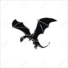 Flying Dragon Icon Dragon Icon Dragon Illustration Dragon Silhouette