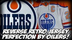 The oilers' official twitter account teased the reverse each team will be wearing their own version of the reverse retro after adidas and all the nhl team accounts ran a teaser like the one above. Edmonton Oilers Reverse Retro Jerseys Are Perfect Reacting To Online Discussion Of The New Jersey Youtube