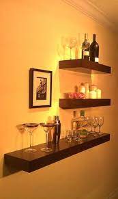 Floating wall mount mini bar wine liquor shelf. 11 Liquor Shelves Ideas Shelves Bar Shelves Liquor Shelf