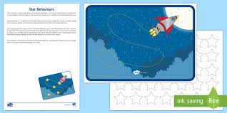 Outer Space Positive Behaviour Reward Chart