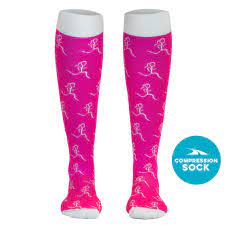 Run Girl Run Compression Knee Socks Goneforarun Com In 2021 Girl Running Compression Socks Running Clothes