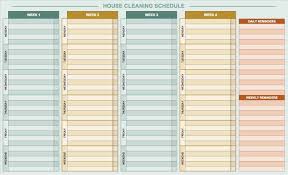 024 Daily Routine Chart Template Ideas House Wonderful For 9