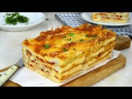 Pastel Salado De Atun Con Pan De Molde Gratinado Croque Cake De Atun Facil Y Delicioso Youtube Pasteles Con Pan De Molde Pasteles Salados Pasteles De Atun