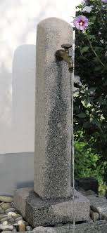 Silex Wasserzapfstelle Grau 90cm Hagebau De Wasserzapfstelle Gartengestaltung Teich Wasserfall