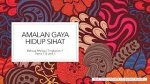 Episod 1 amalan gaya hidup sihat pemakanan sihat dan seimbang. Bahasa Melayu Tingkatan 1 Amalan Gaya Hidup Sihat Youtube