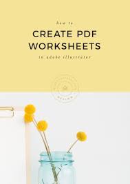 How To Create Pdf Worksheets In Adobe Illustrator Ebook Design Tool Design Ebook Template