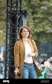 Wahlkampftour Annalena Baerbock Freiburg 2021 Stock Photo - Alamy