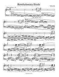 Here Is A Free Score Of Chopin S Revolutionary Etude With Good Fingerings Enjoy Piano Sheet Music Free Sheet Music Guitar Chords For Songs