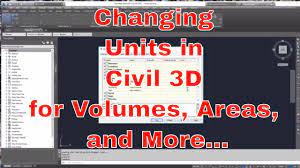 For example, n 45d0'0 e. Changing Units For Volume And Area In Civil 3d Youtube