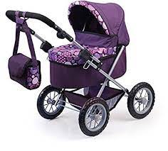 amazon es bayer design cochecito de muneca trendy color lila 13094aa juguetes y juegos puppenwagen puppenwagen buggy puppen kinderwagen