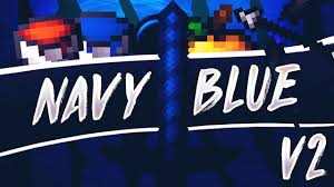 The regular version of the pack (you should download both. Navy Blue V2 Uhc 16x Pvp Texture Pack 1 11 1 10 1 9 1 8 1 7