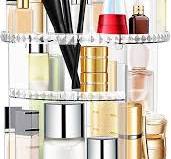 Withosent Make Up Organizer, 360° Drehbar Schminktisch Kosmetik  Aufbewahrung, Skincare Beauty Schminke Kosmetikbox Zubehör für Dresser  Schlafzimmer ...