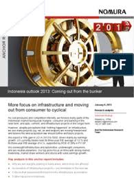 Maybe you would like to learn more about one of these? Anchor Report Indonesia Outlook 2013 Coming Out From The Labour Economics Banks