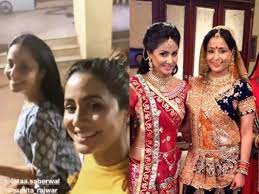 Actors aagha ali and hina altaf surprised their fans by announcing the news of their wedding on the occasion of jumma tul wida. Hina Khan Meets Yeh Rishta Kya Kehlata Hai Co Stars Over Dinner Post Kasautii Zindagi Kay S Late Night Pack Up Times Of India