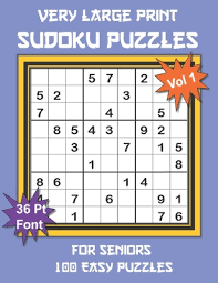It is a puzzle that workout routines the brain by obtaining anyone to consider rationally concerning how to position phone numbers in bins in just a grid. Very Large Print Sudoku Puzzles For Seniors 100 Easy Sudoku For Adults One Extra Large Print Puzzle Per Page And Space For Working Out The Answers Large Print Paperback Politics