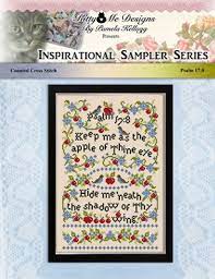 Luckily for you, this is not a big or complicated pattern. Counted Cross Stitch Psalm 17 8 Cross Stitch Pattern Magcloud