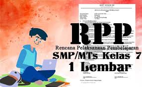 Rpp 1 Lembar Bahasa Indonesia Kelas 7 Semester 1 Revisi 2020 Update