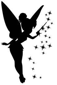 Tinkerbell Fairy Vinyl Decal Sticker Car Wall Door Crafts Window Art 1 20cm Fairy Stencil Disney Princess Silhouette Fairy Silhouette