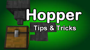 Minecraft Hopper Tutorial Part 1 Youtube
