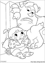 Click on the coloring page to open in a new window and print. Monsters Inc Coloring Picture