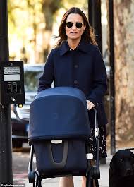 She is the sister of catherine, duchess of cambridge. New Mother Pippa Middleton Is Chic As She Walks The Dogs With Her Baby Boy Daily Mail Online