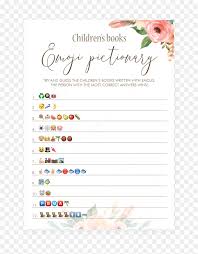 If you buy from a link, we may earn a commission. Gender Neutral Baby Shower Emoji Game Printable By Emoji Baby Shower Game Hd Png Download Vhv